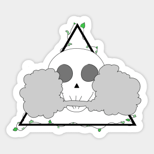 Simple Triangle Skeleton Sticker